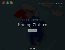 Tablet Screenshot of britishbabyboutique.com